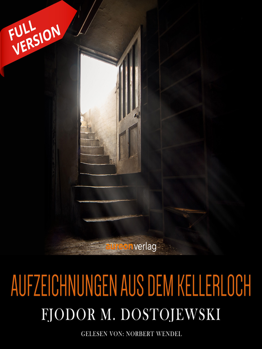 Title details for Aufzeichnungen aus dem Kellerloch by Fjodor Dostojewski - Available